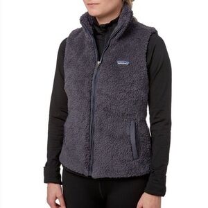Patagonia‎ Women’s Los Gatos Dark Grey Fleece Full Zip Vest